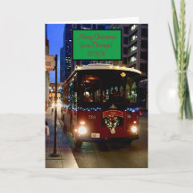 O Trolley De Natal Em Chicago