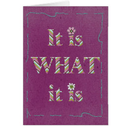 Cartão O Truismo de hoje