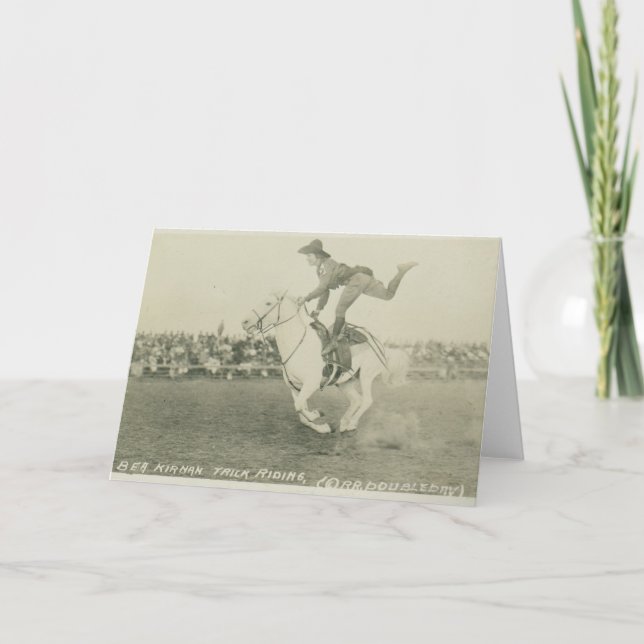 Cartão O truque da Bea Kirnan. (Frente)