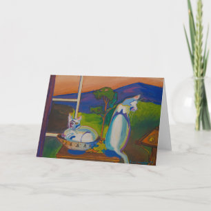 Cartão O Twevils - mindinho & azul Notecard