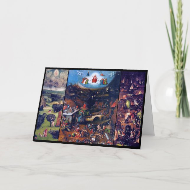 Cartão O Último Acórdão, Bosch (Frente)