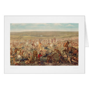 Cartão O último suporte de Custer (0482A)