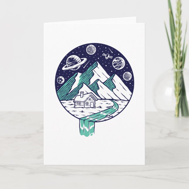 Cartão O Universo (Frente)