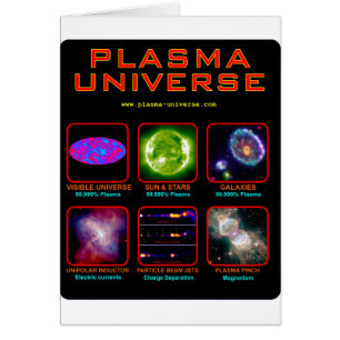 Cartão O universo do plasma