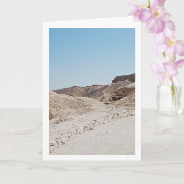 Cartão O Vale dos Reis, Luxor, Egito (Orquídea)