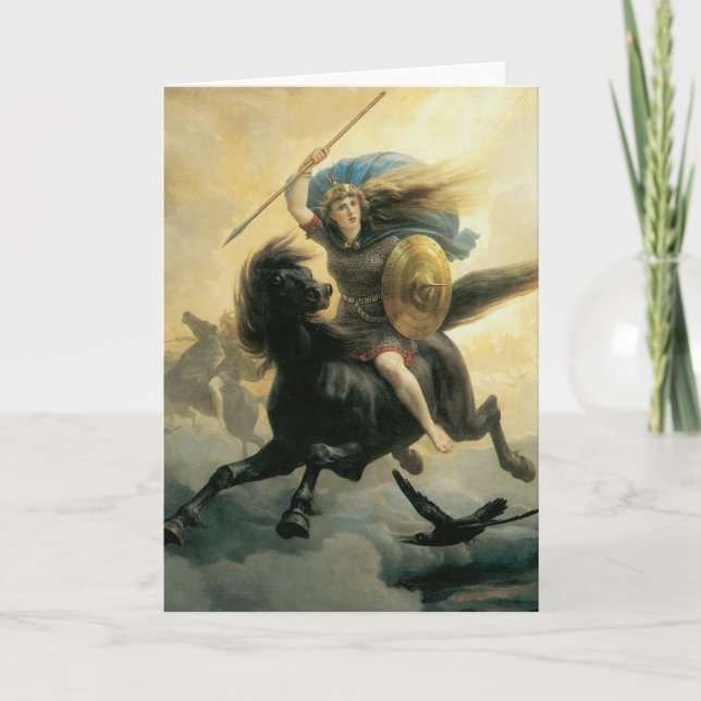 Cartão O Valkyrie, 1869 (Frente)