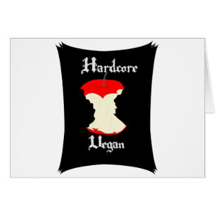 Cartão O Vegan incondicional Apple projeta