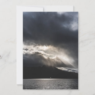 Cartão O veleiro - Foto de escape na Noruega
