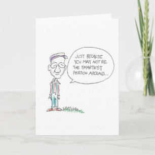 Cartão O velho não é esperto