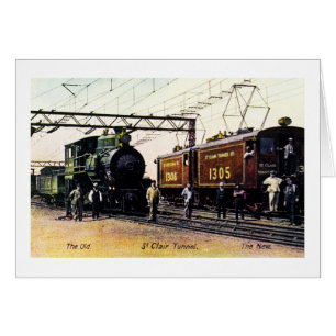 Cartão O velho os Novo St. Clair Túnel Empresa
