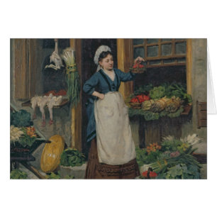 Cartão O vendedor da fruta