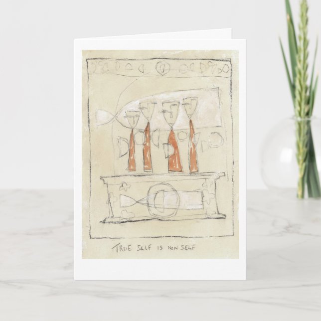 Cartão O verdadeiro eu não é o próprio (Frente)