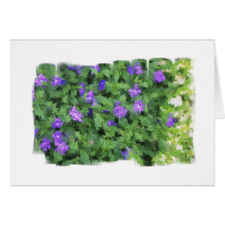 Cartão O verde azul polvilha