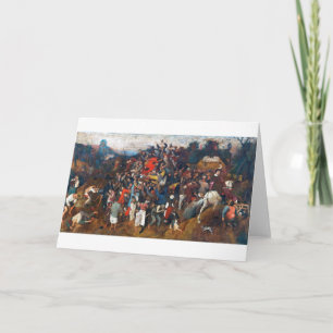 Cartão O Vinho do Dia do Santo Martin, Pieter Bruegel