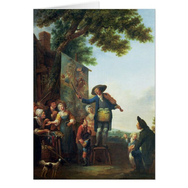 Cartão O violinista (Frente)