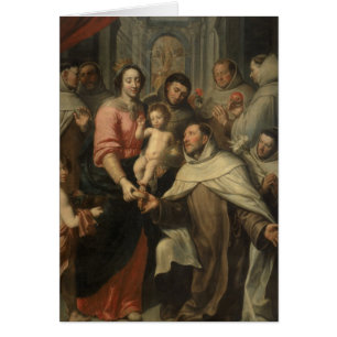 Cartão O Virgin do Carmelites