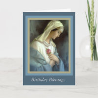 O Virgin personalizado Madonna Mary com aumentou
