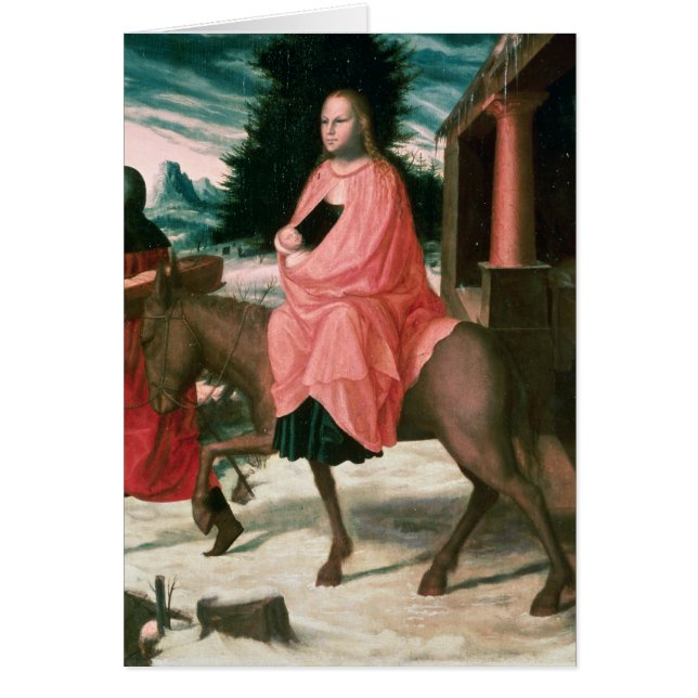 Cartão O vôo em Egipto 2 (Frente)