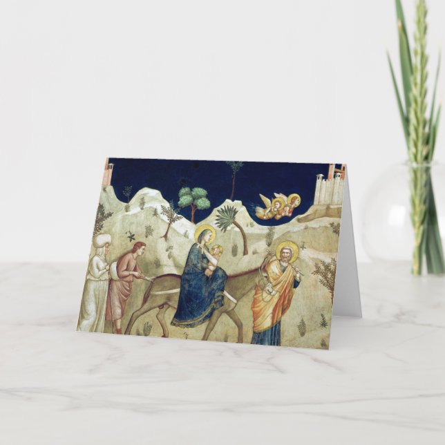 Cartão O vôo em Egipto 2 (Frente)