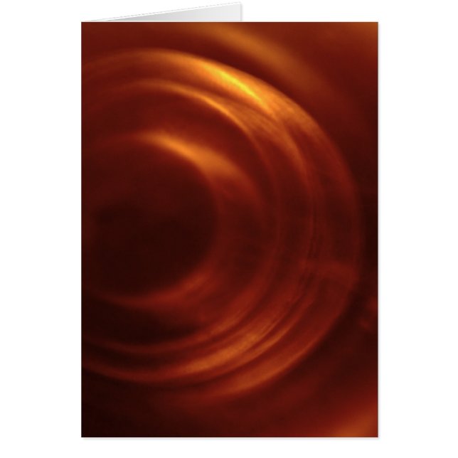 Cartão O Vortex Laranja do Viajante do Tempo (Frente)