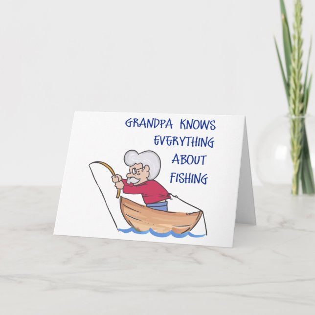 Cartão O vovô sabe (Frente)