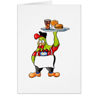 Cartão o waiter* do bar *Roostar