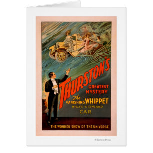 Cartão O Whippet de desaparecimento Willys-Overland de