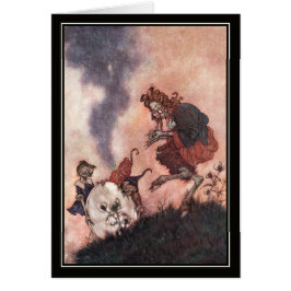 Cartão O Wicked Hobgoblin por Edmund Dulac