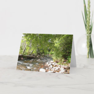 Cartão Oak Creek II na Fotografia da Sedona Arizona Natur