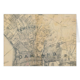 Cartão Oakland, Berkeley, Alameda