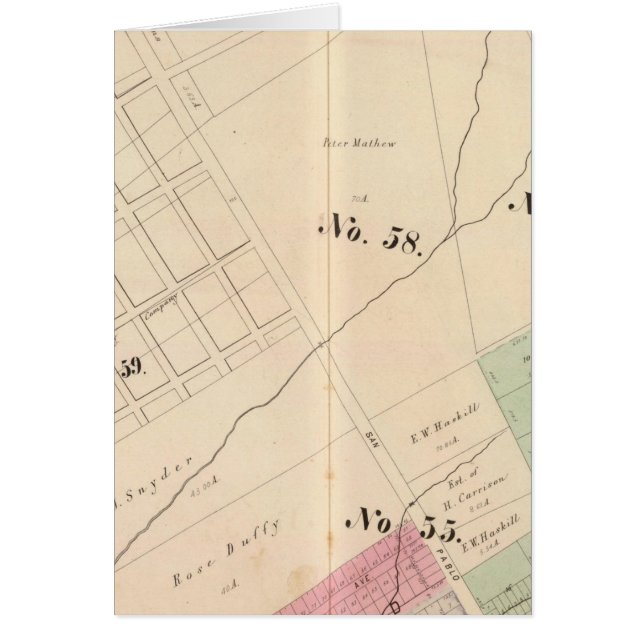 Cartão Oakland, vizinhança 14 (Frente)