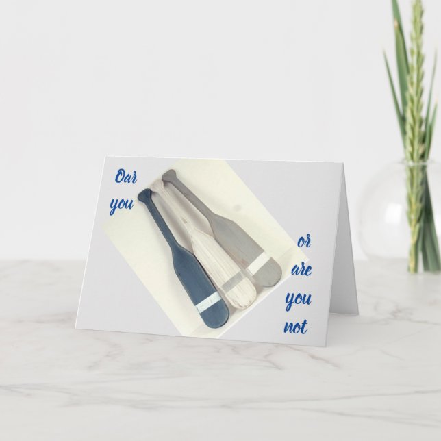 CARTÃO *OAR* VOCÊ OU *OU NÃO* TENDO UM ANIVERSÁRIO? (Frente)