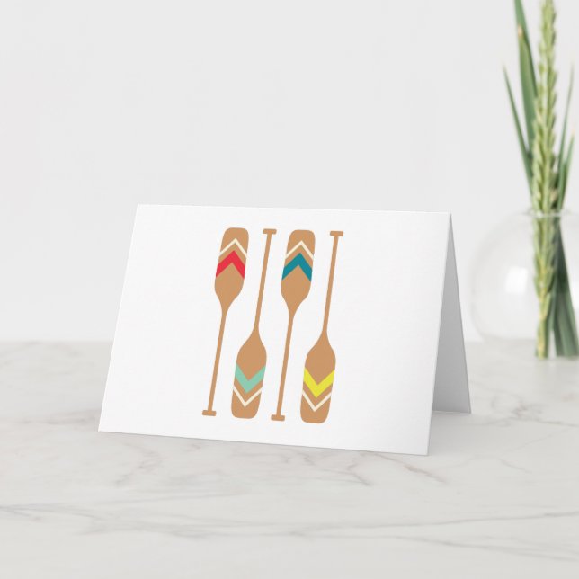 Cartão Oars em Retração (Frente)