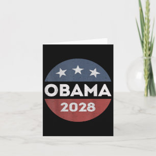 Cartão Obama 2028 Shirt Obama Para Presidente