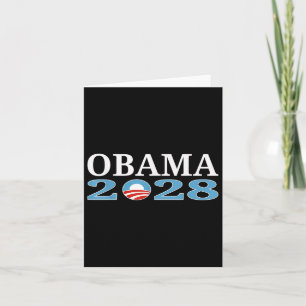 Cartão Obama 2028 Shirt Obama Para Presidente 2028
