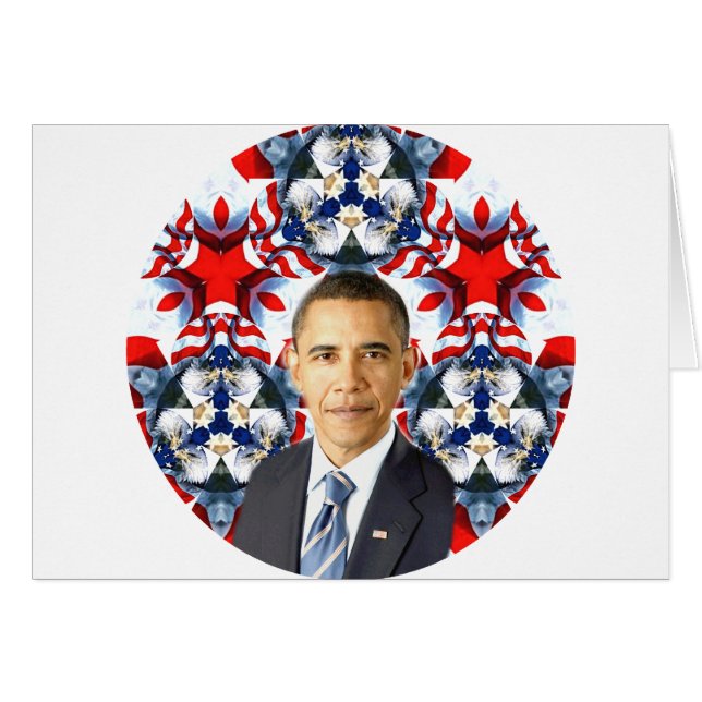 Cartão Obama,EUA_ (Frente Horizontal)