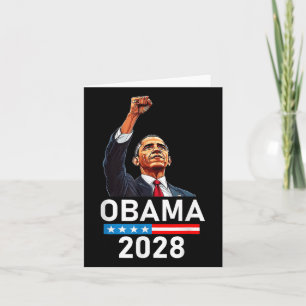 Cartão Obama Para O Presidente Obama 2028