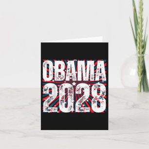 Cartão Obama Para Presidente 2028 Obama 2028 _4
