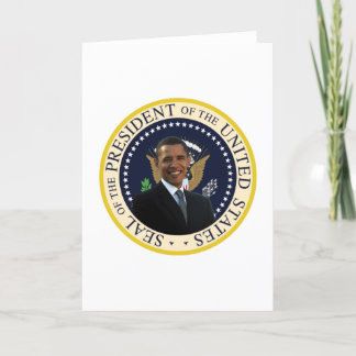 Cartão Obama Presidencial Seal