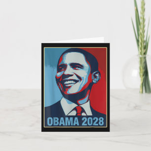 Cartão Obama Vintage Presidente 2028 Obama _18