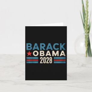Cartão Obama Vintage Presidente 2028 Obama _30