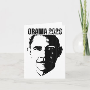 Cartão Obama Vintage Presidente 2028 Obama _4