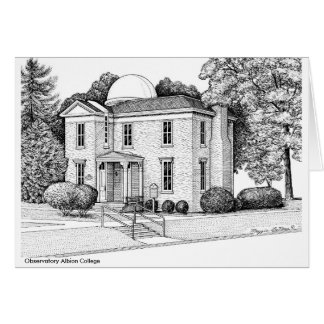 Cartão Obervatório, faculdade de Albion