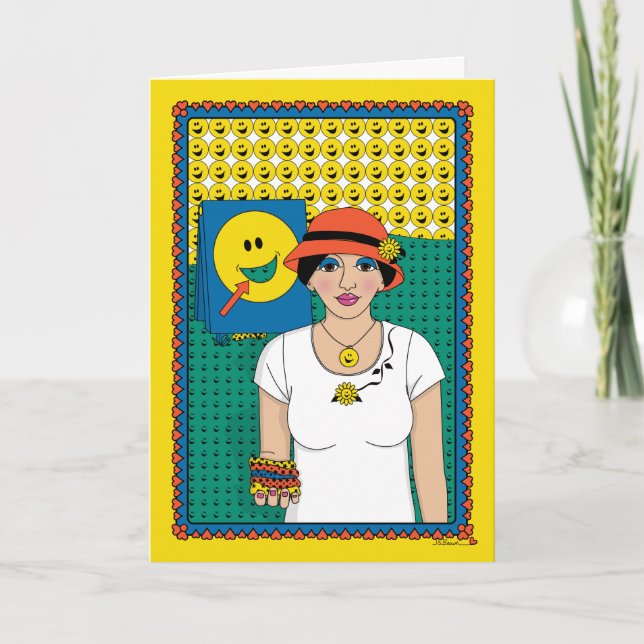 Cartão Objetivo Para A Placa Felicidade_B_Saudação (Frente)