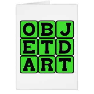 Cartão Objeto d'Art, Art Object