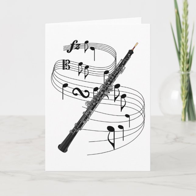 Cartão Oboe (Frente)