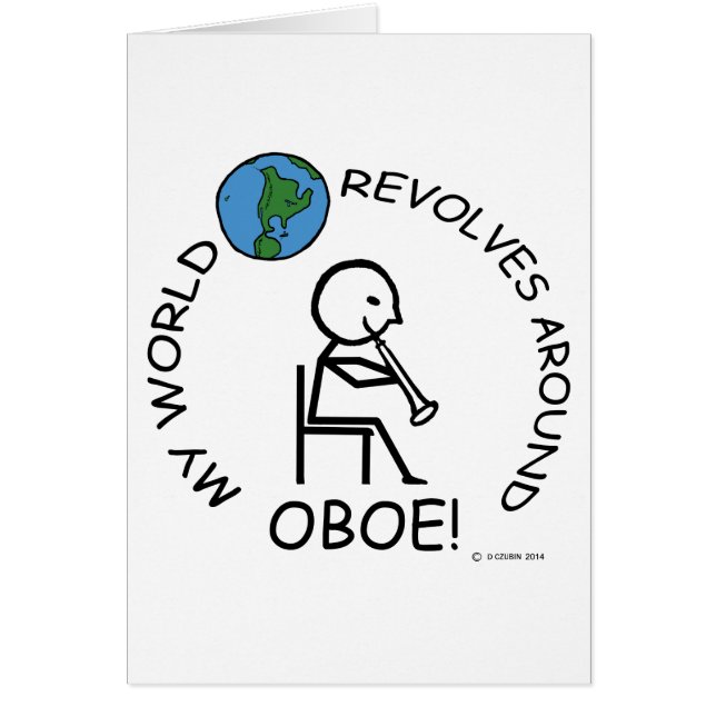 Cartão Oboe - Mundo Revola-se (Frente)