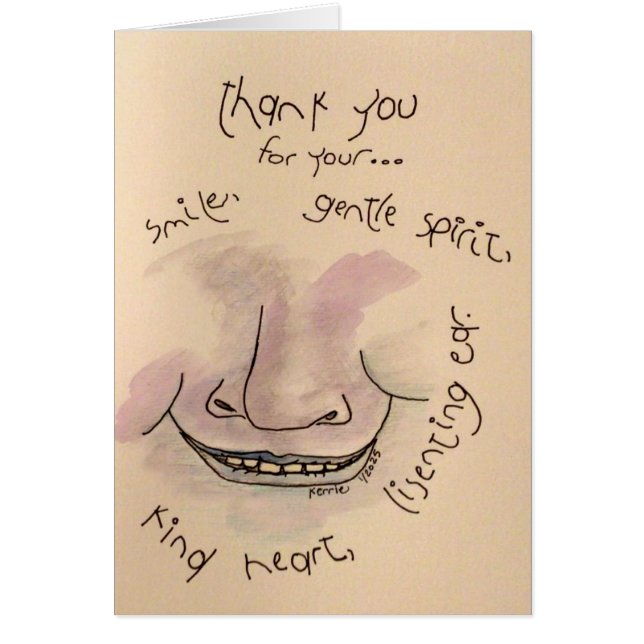 Cartão "Obrigado" (Frente)