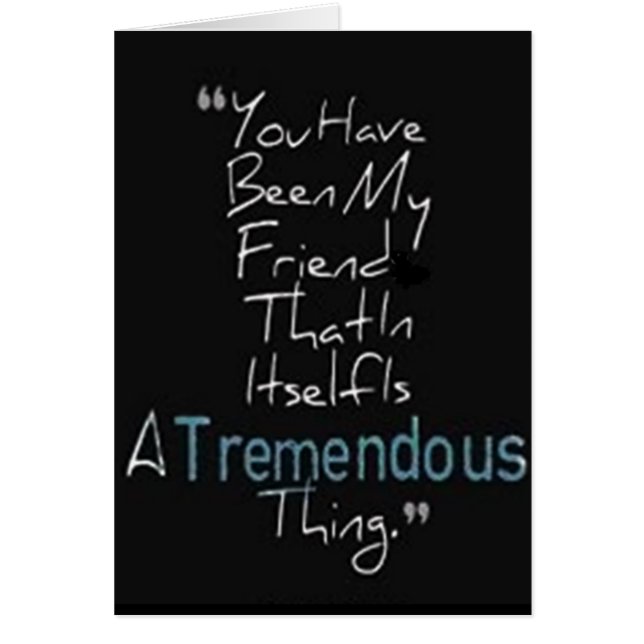 CARTÃO **OBRIGADO** AO MEU AMIGO INCRÍVEL (Frente)