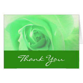 Cartão Obrigado, casamento, rosa